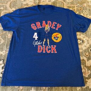 Kansas Jayhawks Rally House Gradey Dick Shirt Size XXL Color Blue
